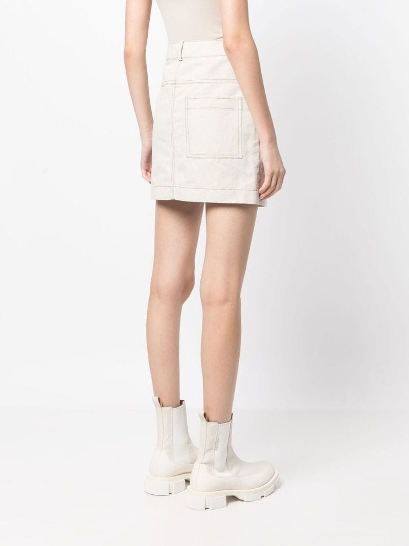 high-waisted mini skirt - 4