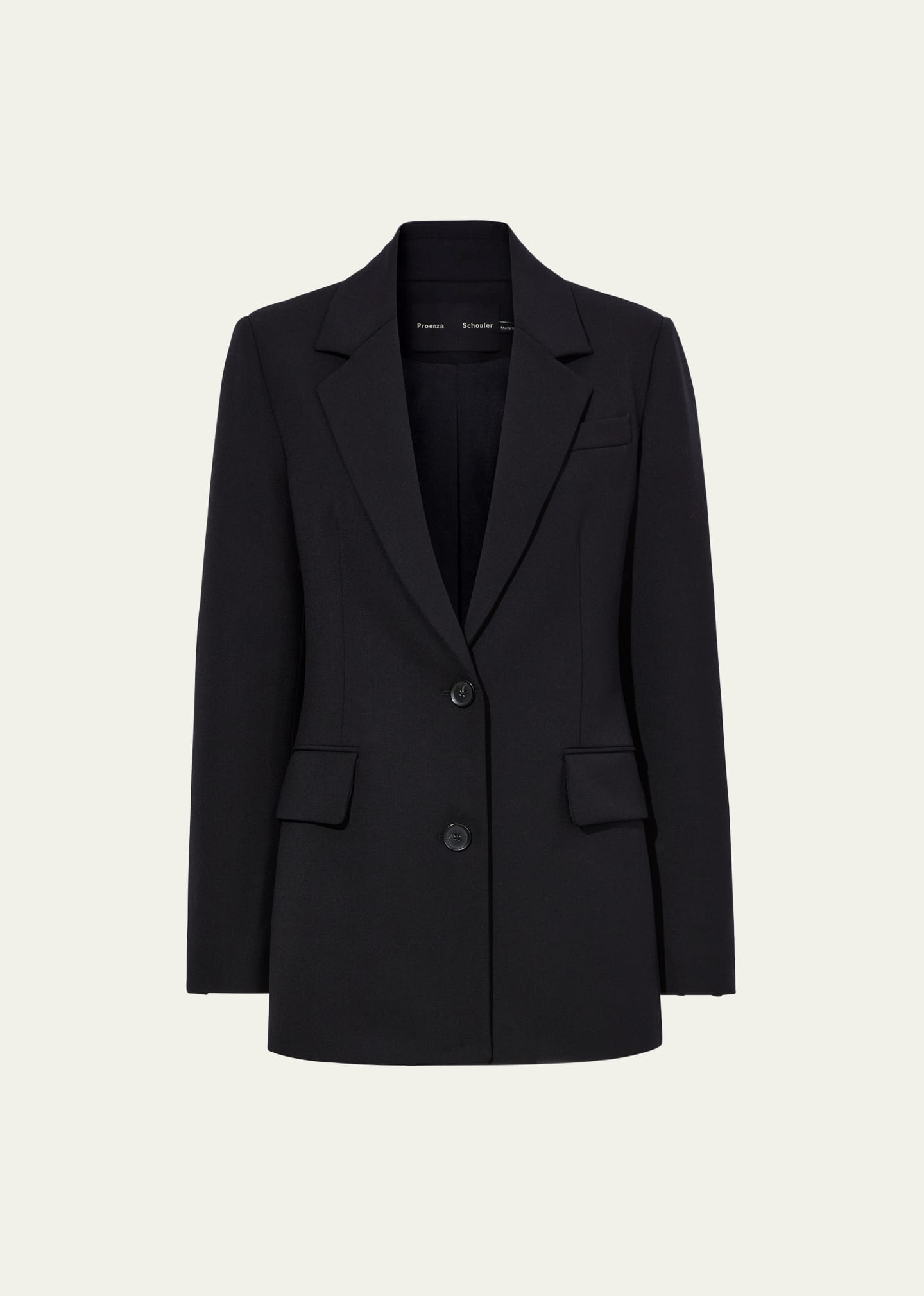 Eva Tropical Wool Blazer Jacket - 1