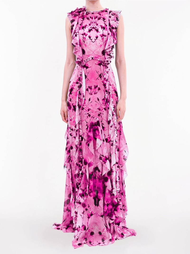 PRINTED GEORGETTE GOWN 1
