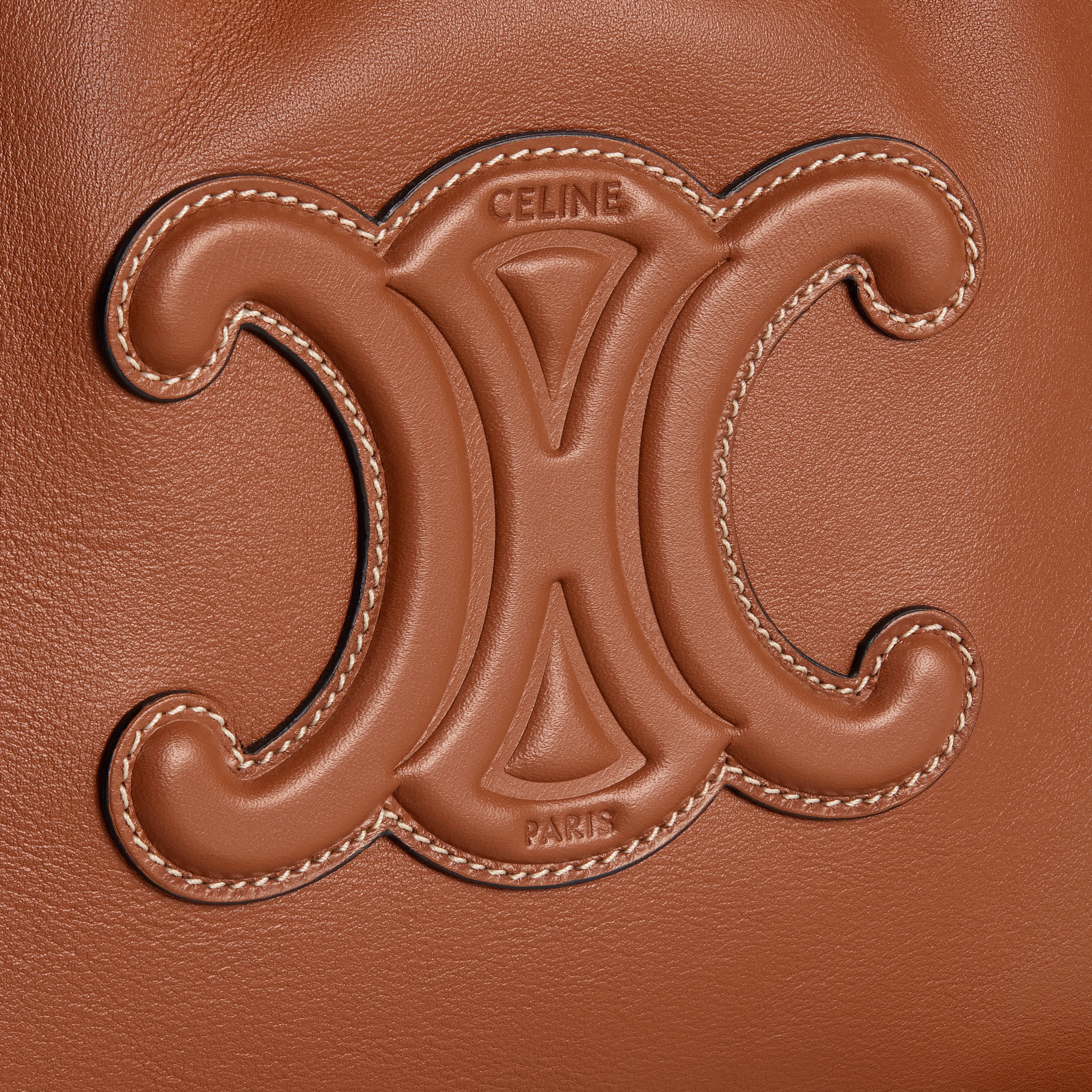 SMALL CABAS DRAWSTRING CUIR TRIOMPHE in Smooth Calfskin - 4