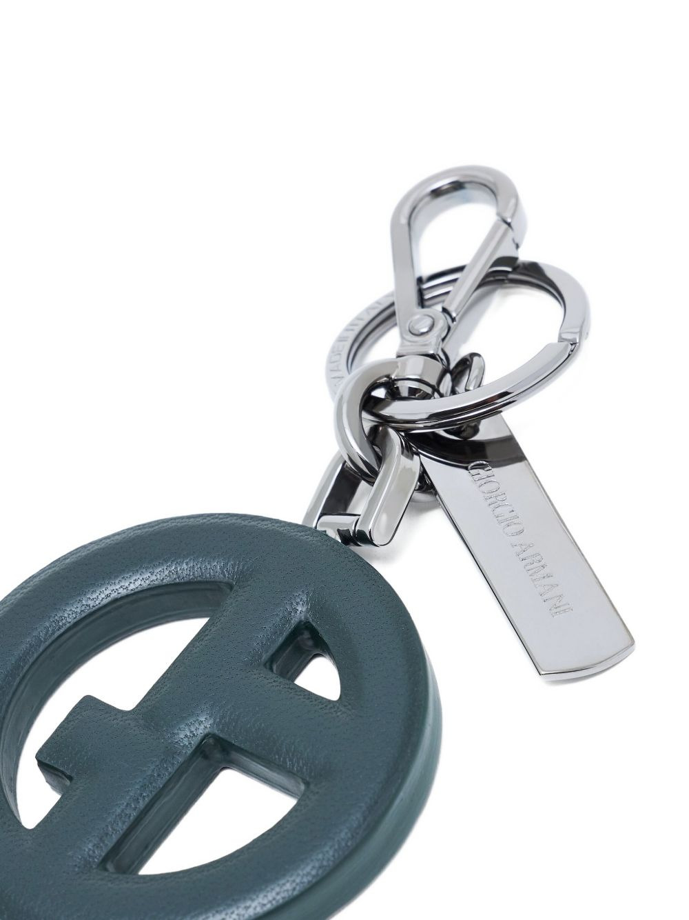 GA LOGO LEATHER KEYRING - 2