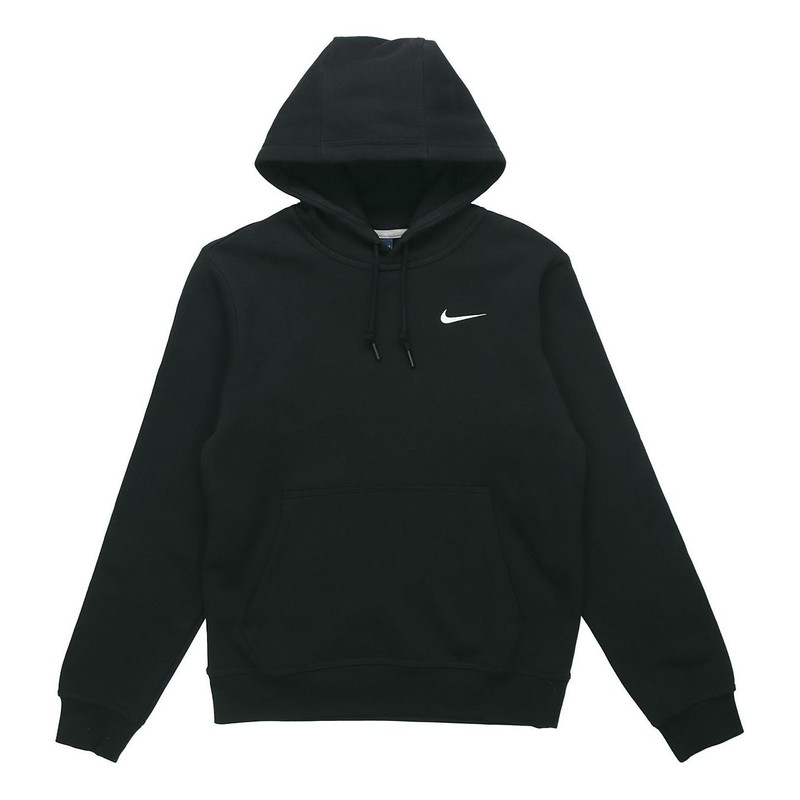Nike Club Swoosh Casual Sports hooded Pullover Black 916271-010 - 1