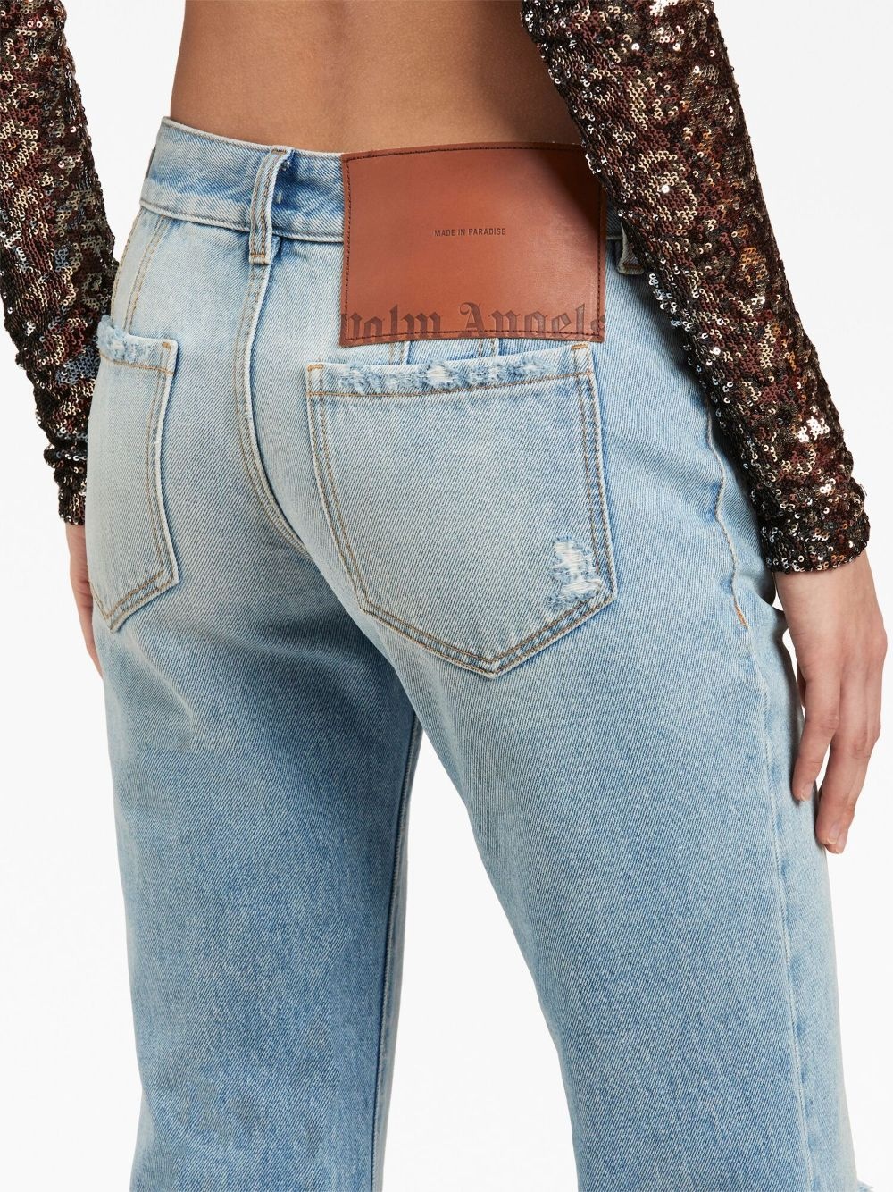low-rise bootcut jeans - 6