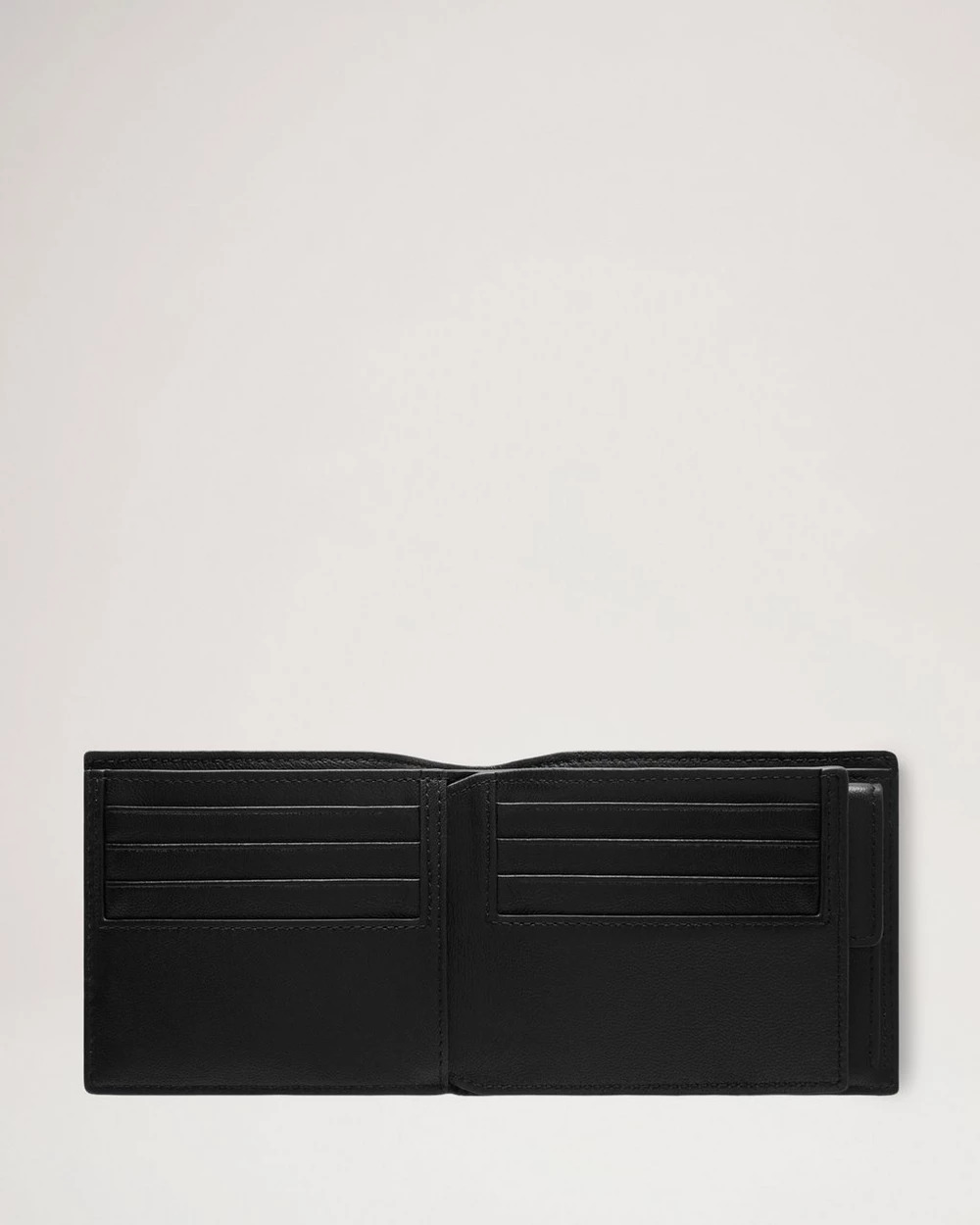 8 Card Coin Wallet Small Classic Grain (Black) - 2