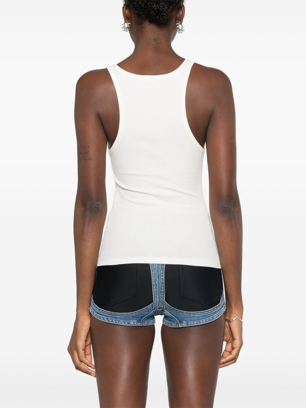 pierced tank top - 4