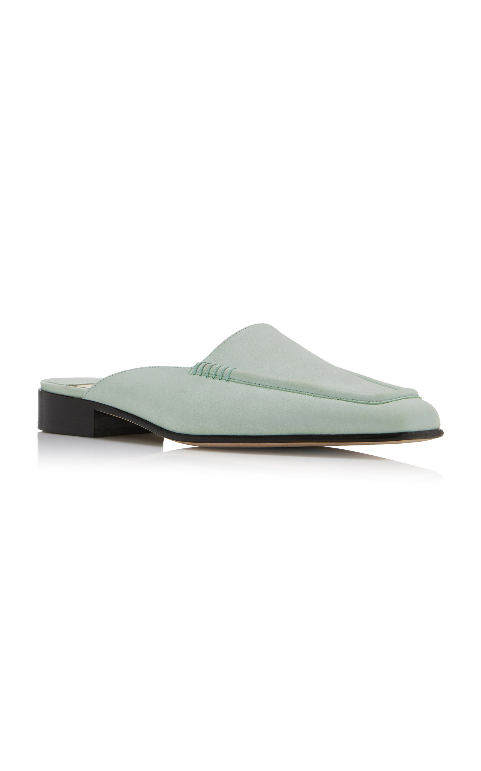 1999 Nubuck Loafer Mules green - 4