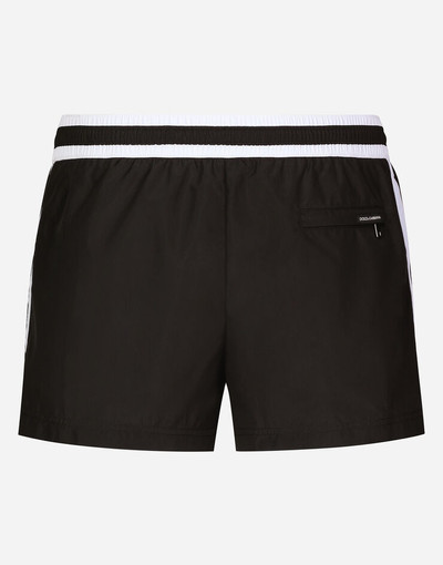 Dolce & Gabbana Short swim trunks with DG patch outlook