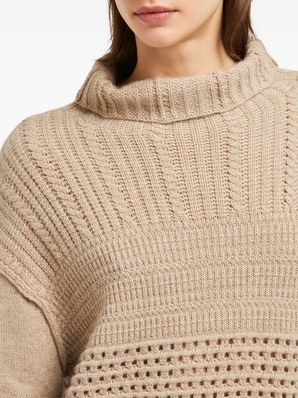 cable-knit sweater - 4