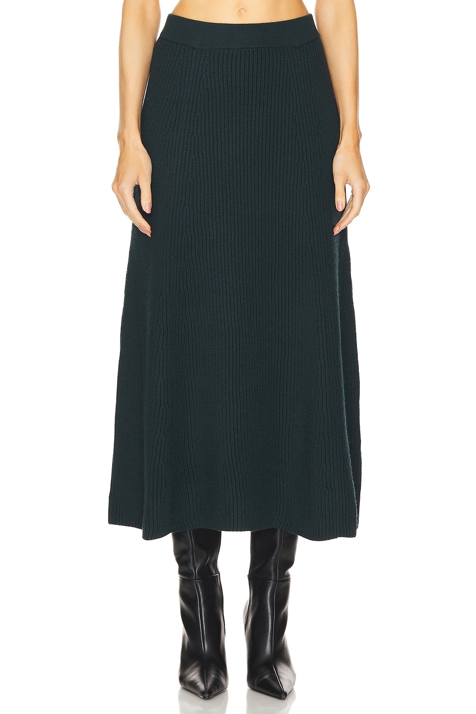 Story 1 Paneled Rib Skirt - 1