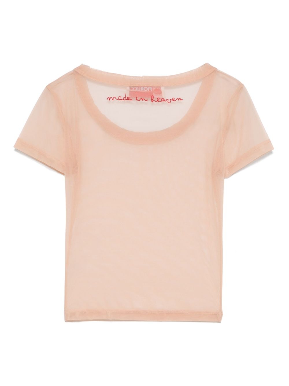 tulle crop top - 2