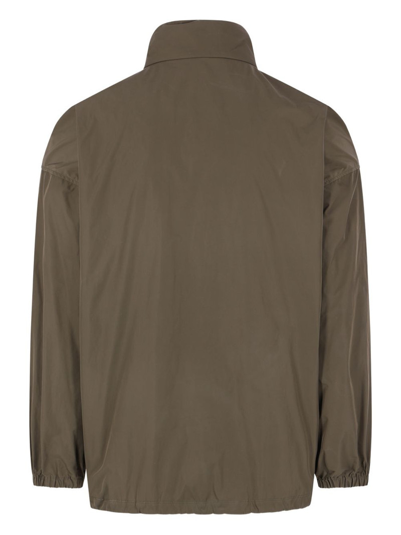 SAINT LAURENT zip front coat outlook