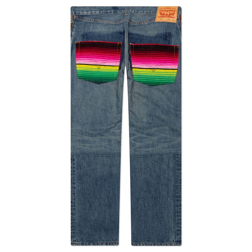 JUNYA WATANABE MAN X LEVIS PANTS - INDIGO/MULTI - 2