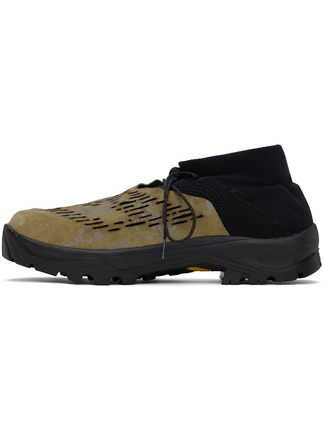 SSENSE Exclusive Black & Khaki Cambriana Sneakers - 3