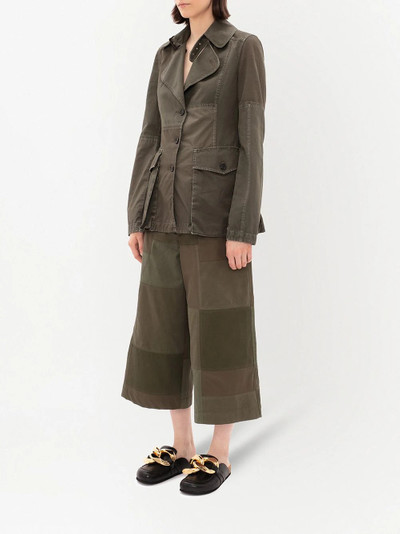 JW Anderson panelled cropped trousers outlook