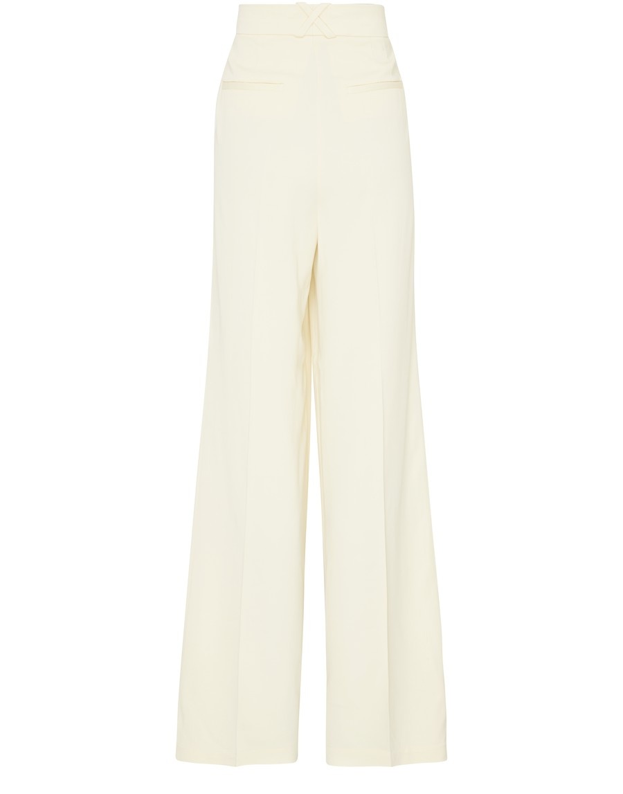 Wide leg tailored trousers - 3