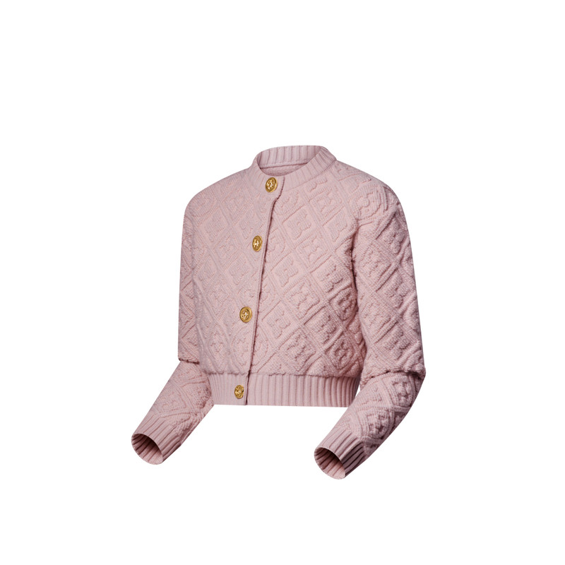 Monogram Toweling Cardigan 2