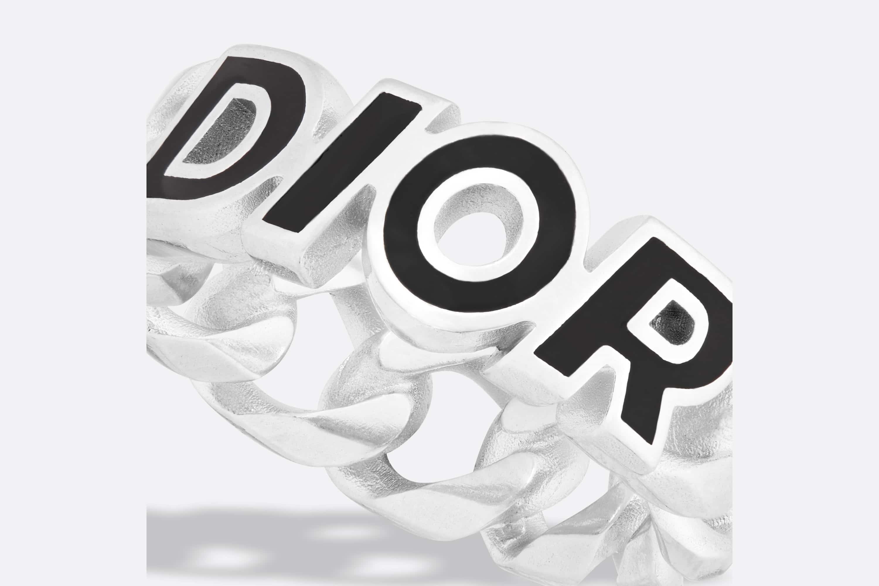 Dior Italic Chain Link Ring - 3
