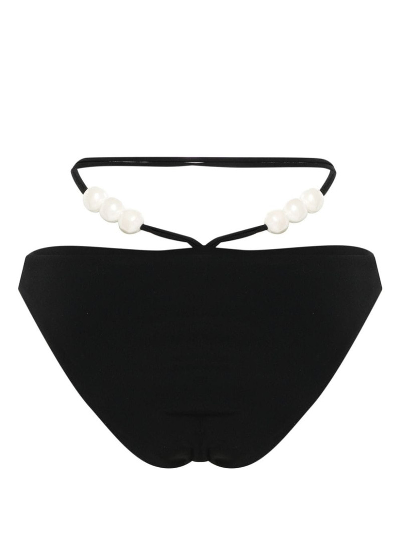 MAGDA BUTRYM beaded halterneck bikini top outlook