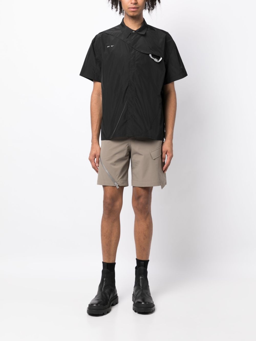 straight-leg utility shorts - 2
