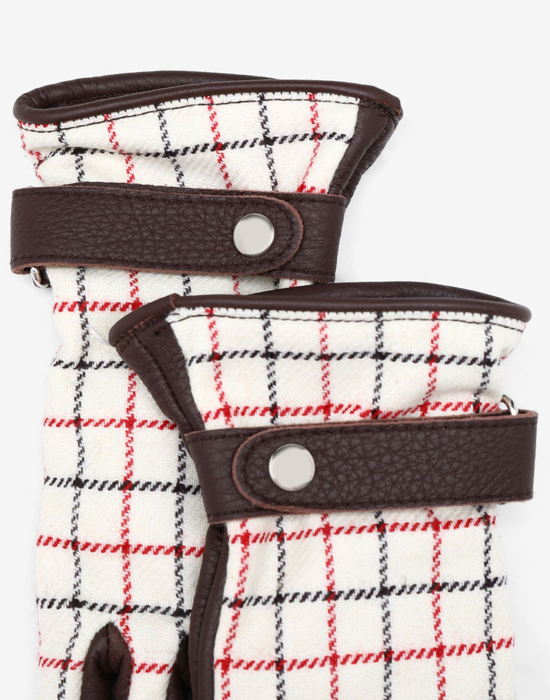 Maison Margiela Spliced gathered gloves outlook
