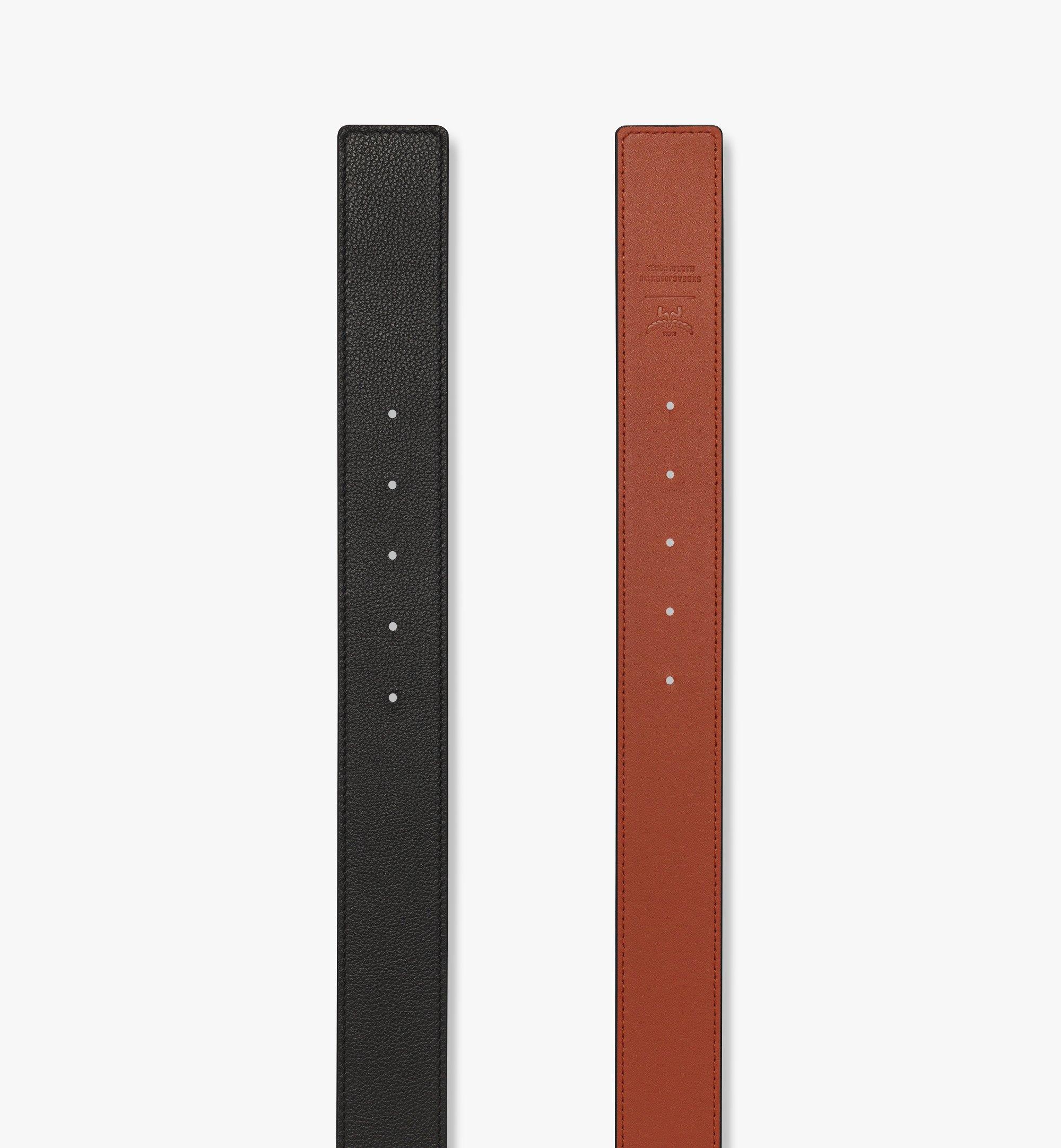 Claus Fluted M Reversible Belt 1.5” in Embossed Leather - 3