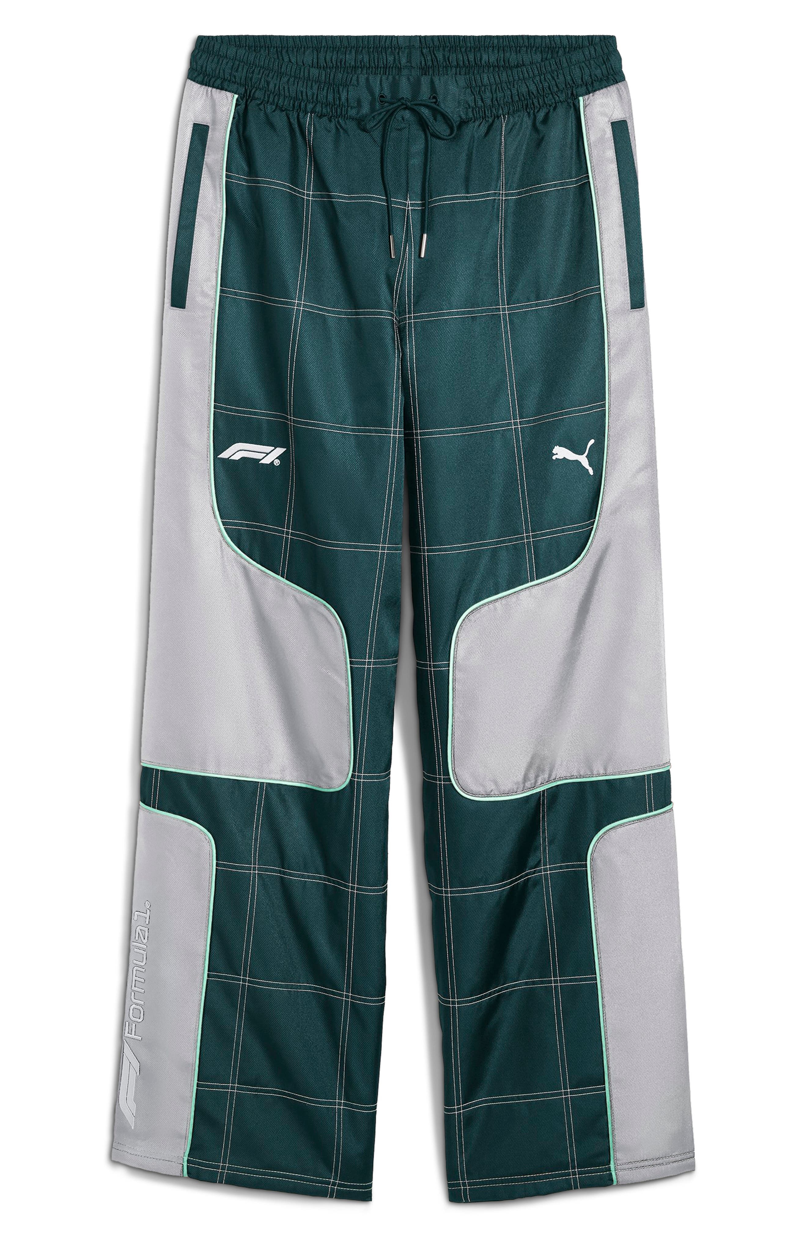 PUMA Formula 1® Lifestyle Racing Pants in Green Terrain at Nordstrom - 2