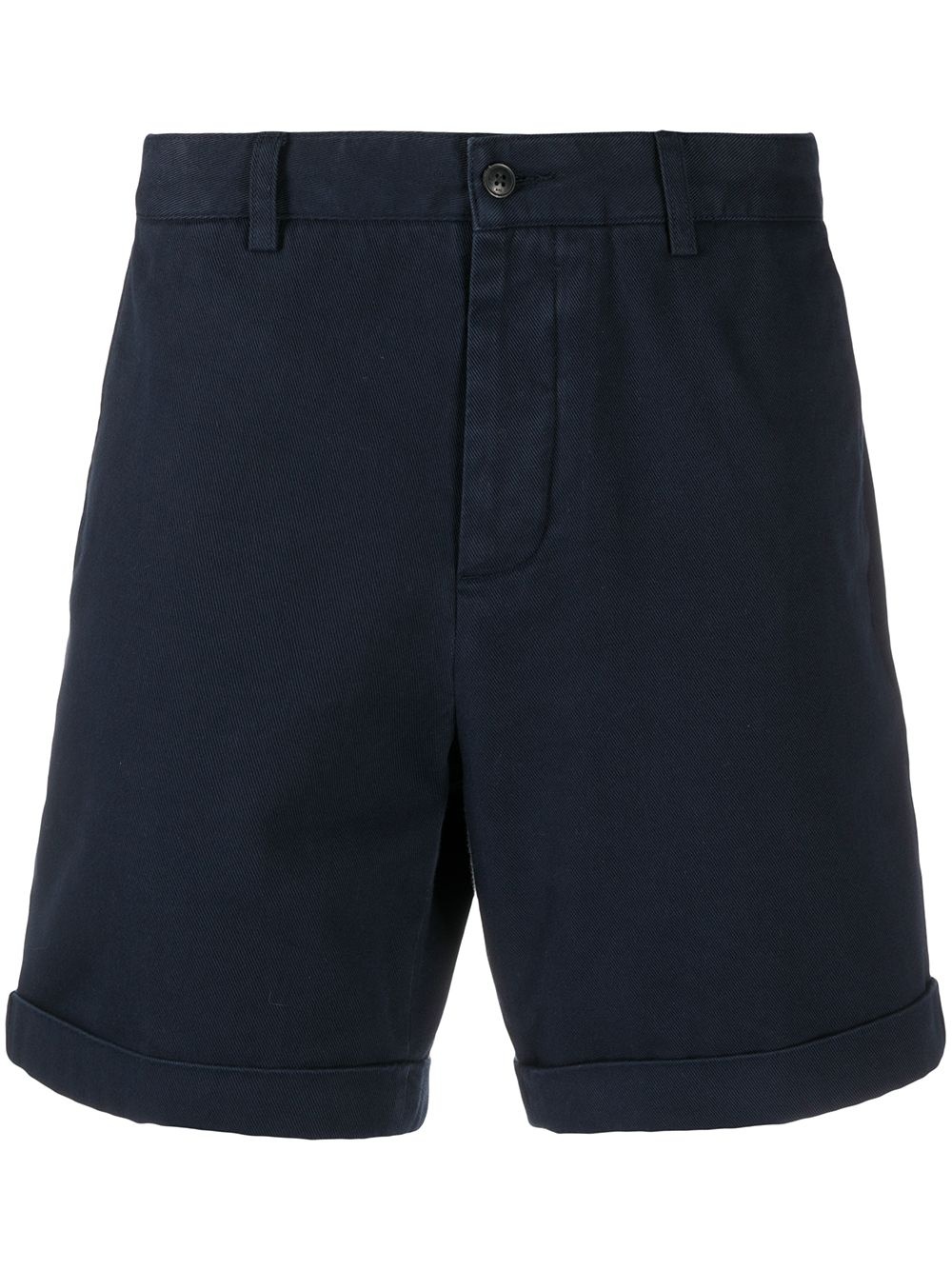 turn-up hem chino shorts - 1