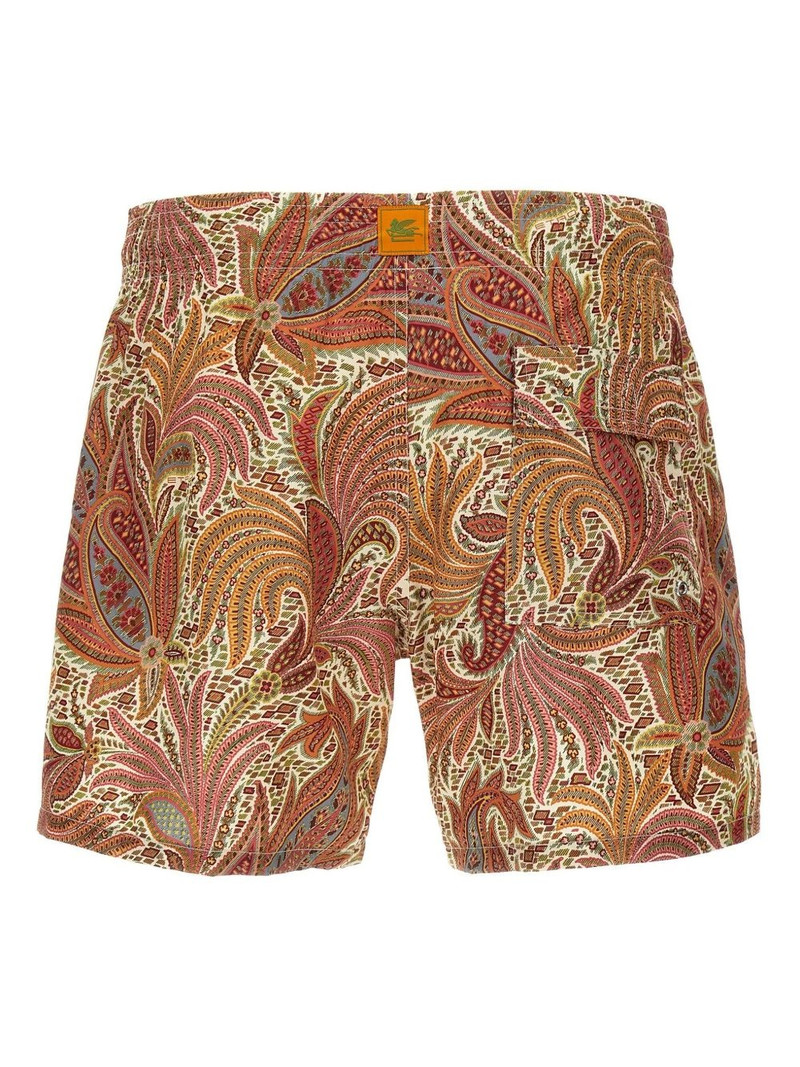 Etro paisley-print swim shorts outlook
