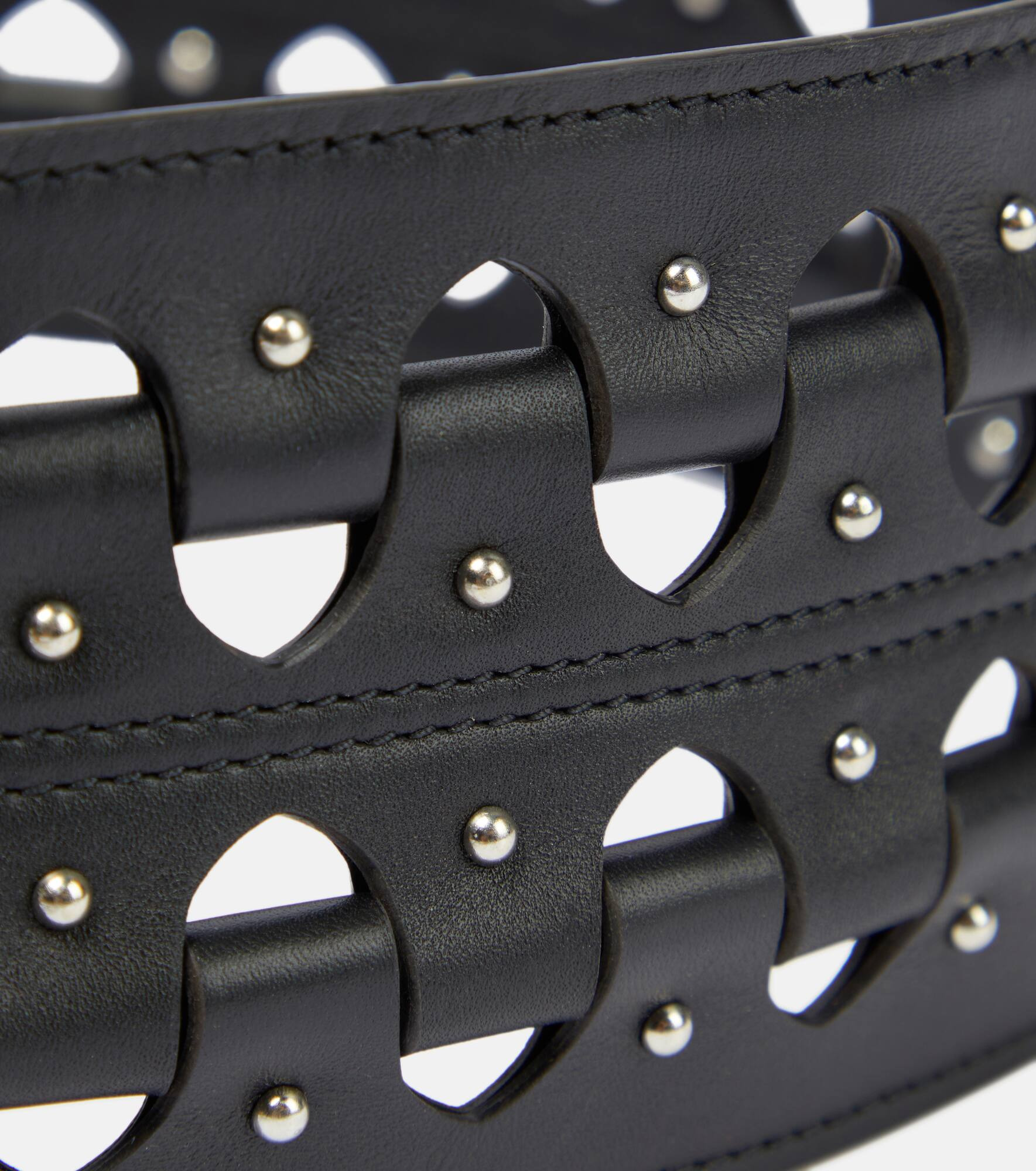 Hinge leather belt - 3