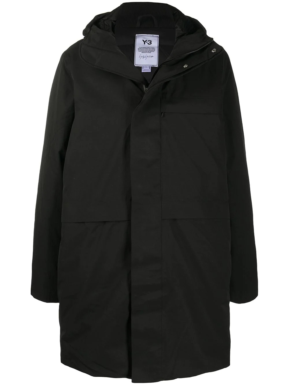 concealed padded coat - 1