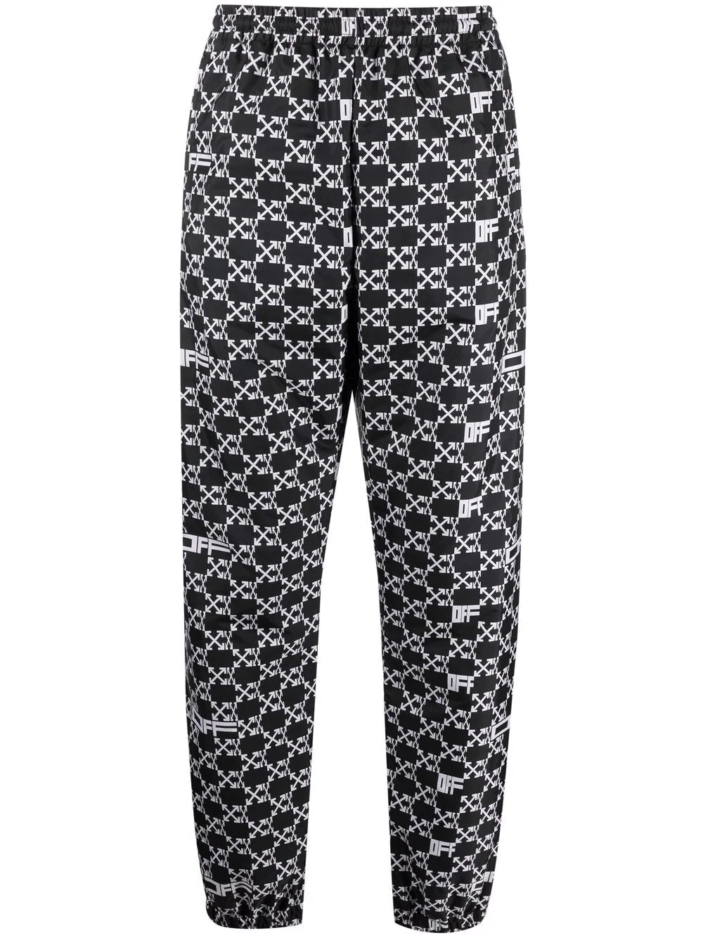 all-over logo track pants - 1