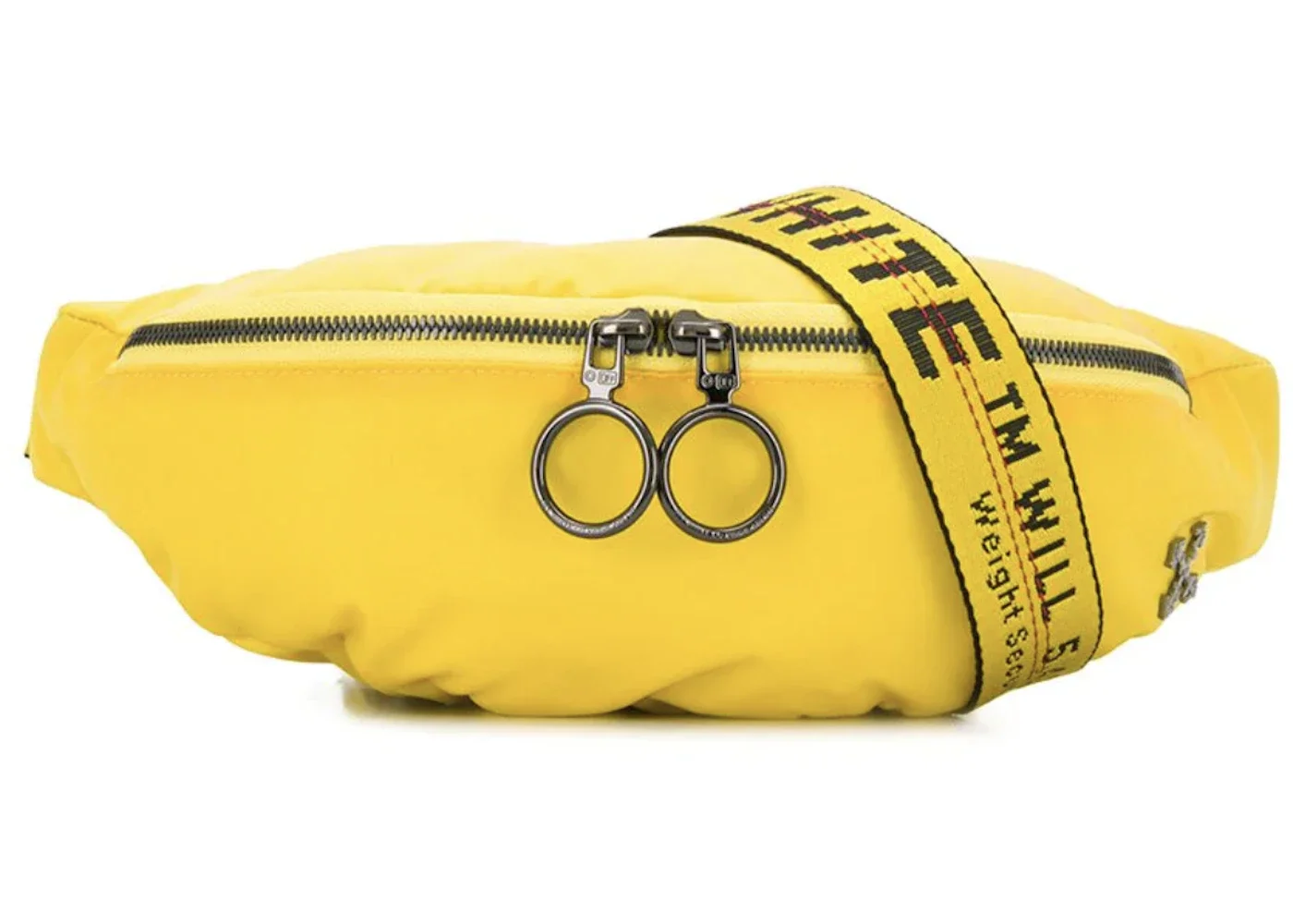 OFF-WHITE Industrial-Strap Belt Bag Yellow - 1
