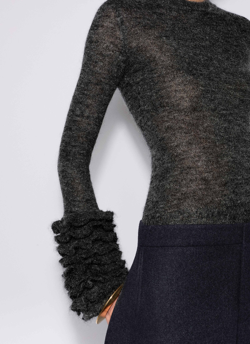 FRILLS MOHAIR KNIT JUMPER 6