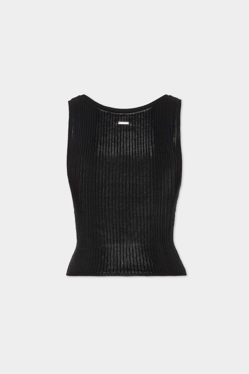 DSQUARED2 COATED KNIT TANK TOP outlook