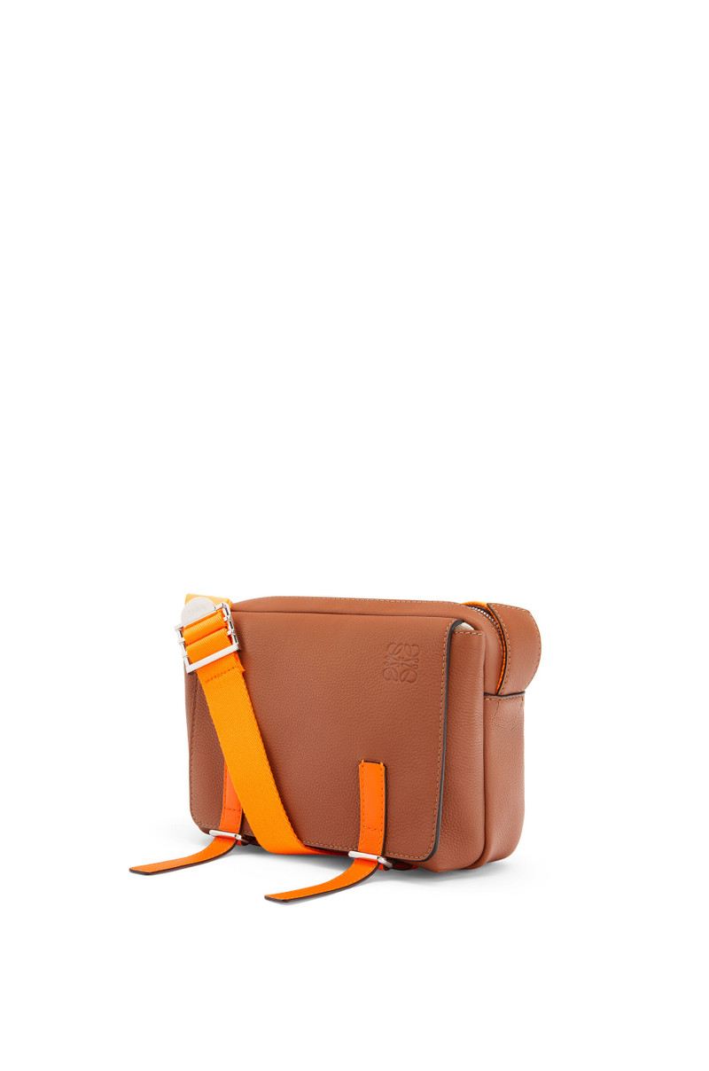 Loewe XS Military Messenger bag in soft grained calfskin outlook