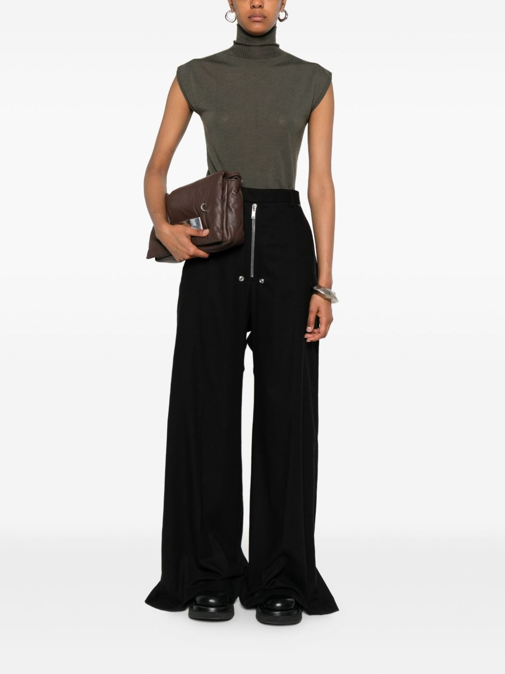 zip-fly button trousers - 2
