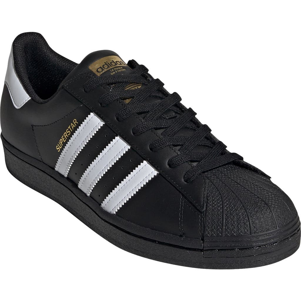 adidas Superstar Sneaker in Black/White/Black at Nordstrom - 1