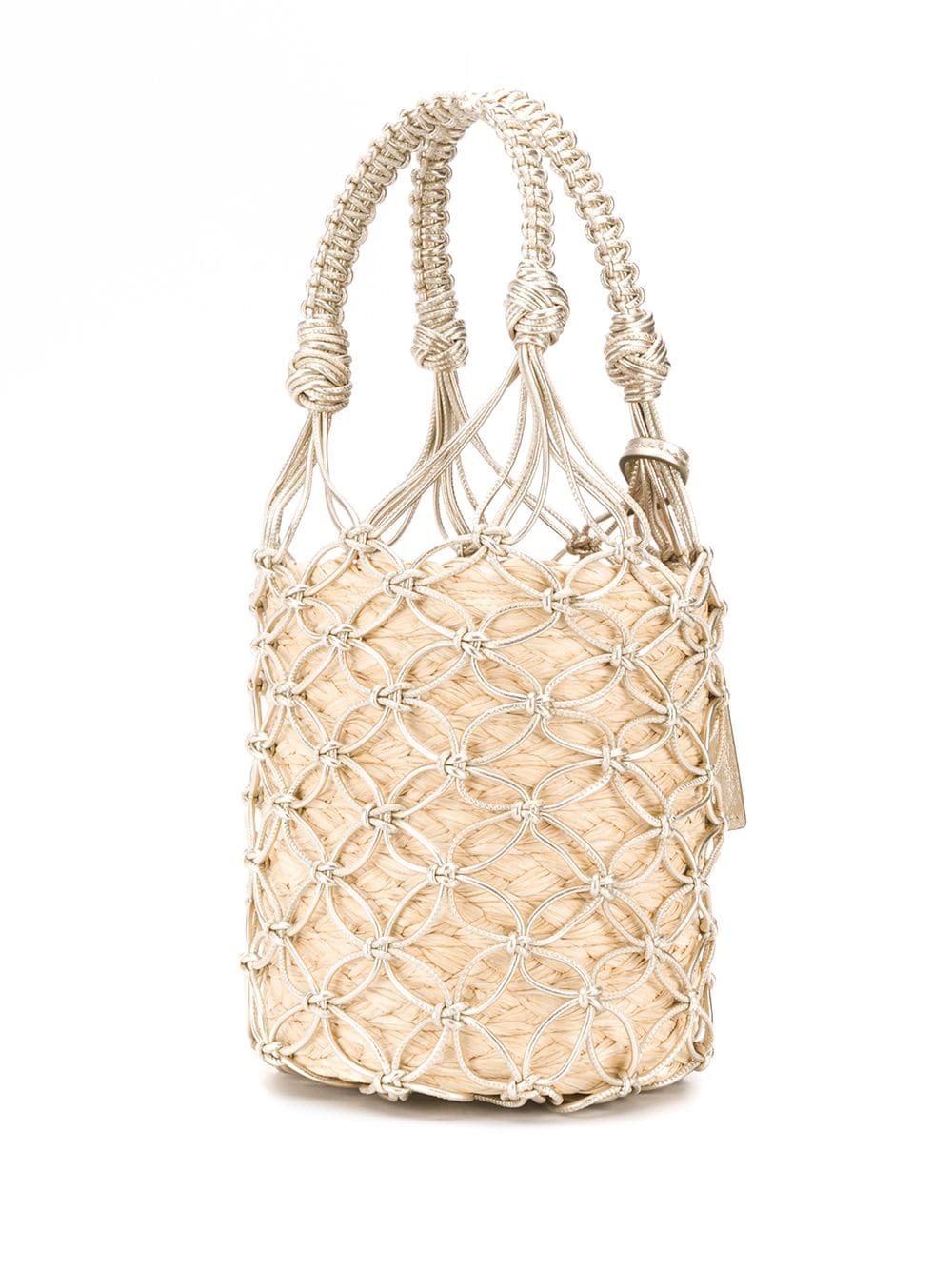 woven bucket bag - 3