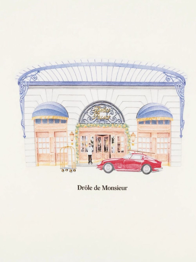 Drôle de Monsieur T-shirt with logo outlook