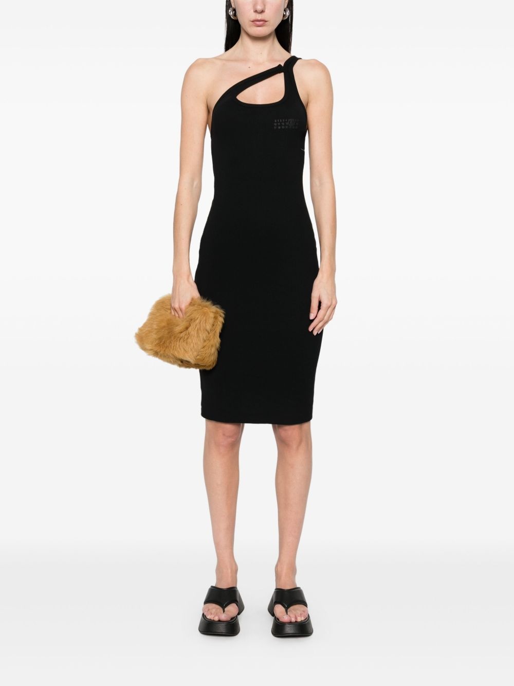ribbed midi dress - 2