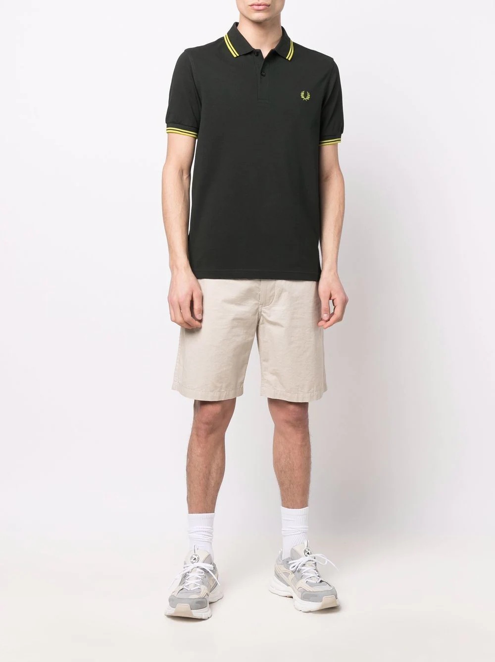 embroidered-logo polo shirt - 2