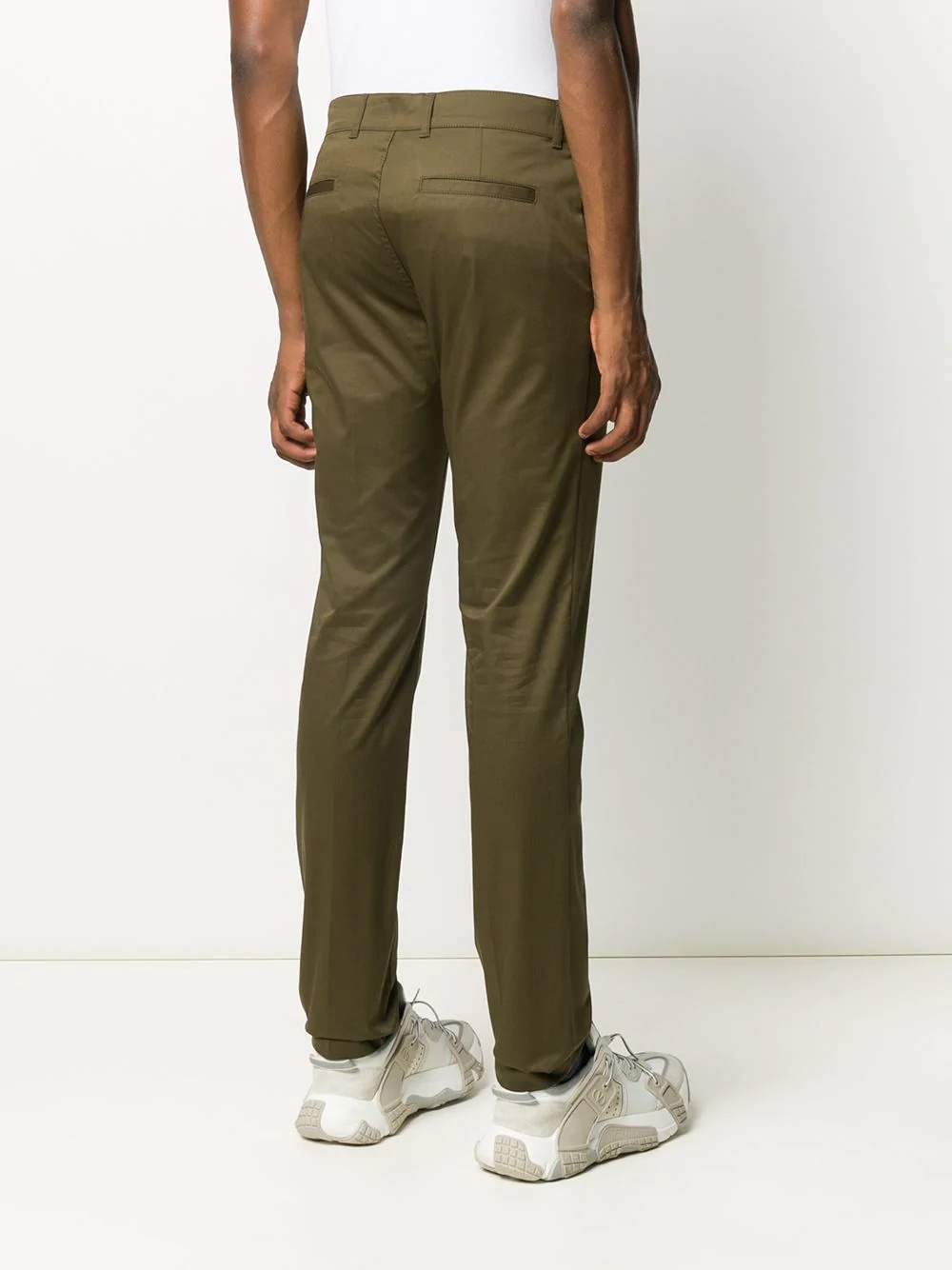 slim-fit chino trousers - 4