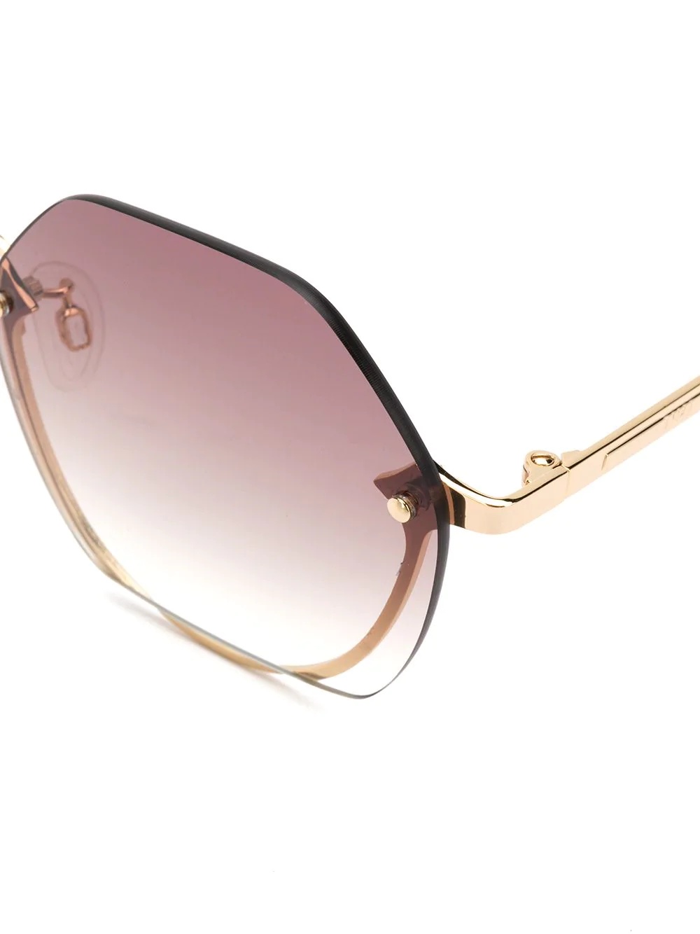 0256SA0025 hexagonal-frame sunglasses - 3