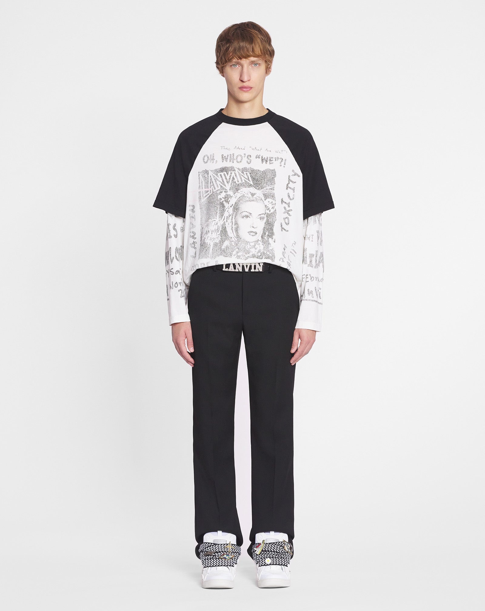 LANVIN X FUTURE LONG-SLEEVED PRINT T-SHIRT - 3