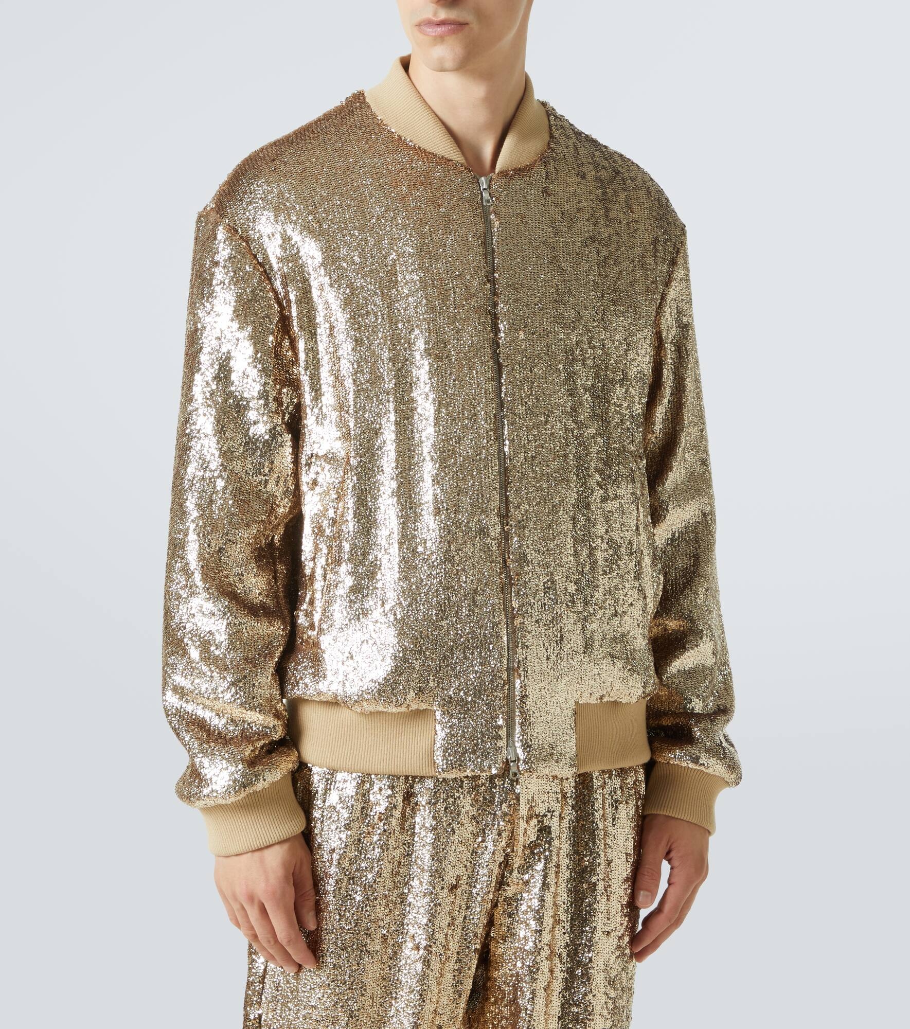 Sequined bomber jacket - 3