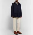 Winter Voyage Suede-Trimmed Storm System Baby Cashmere Field Jacket - 8