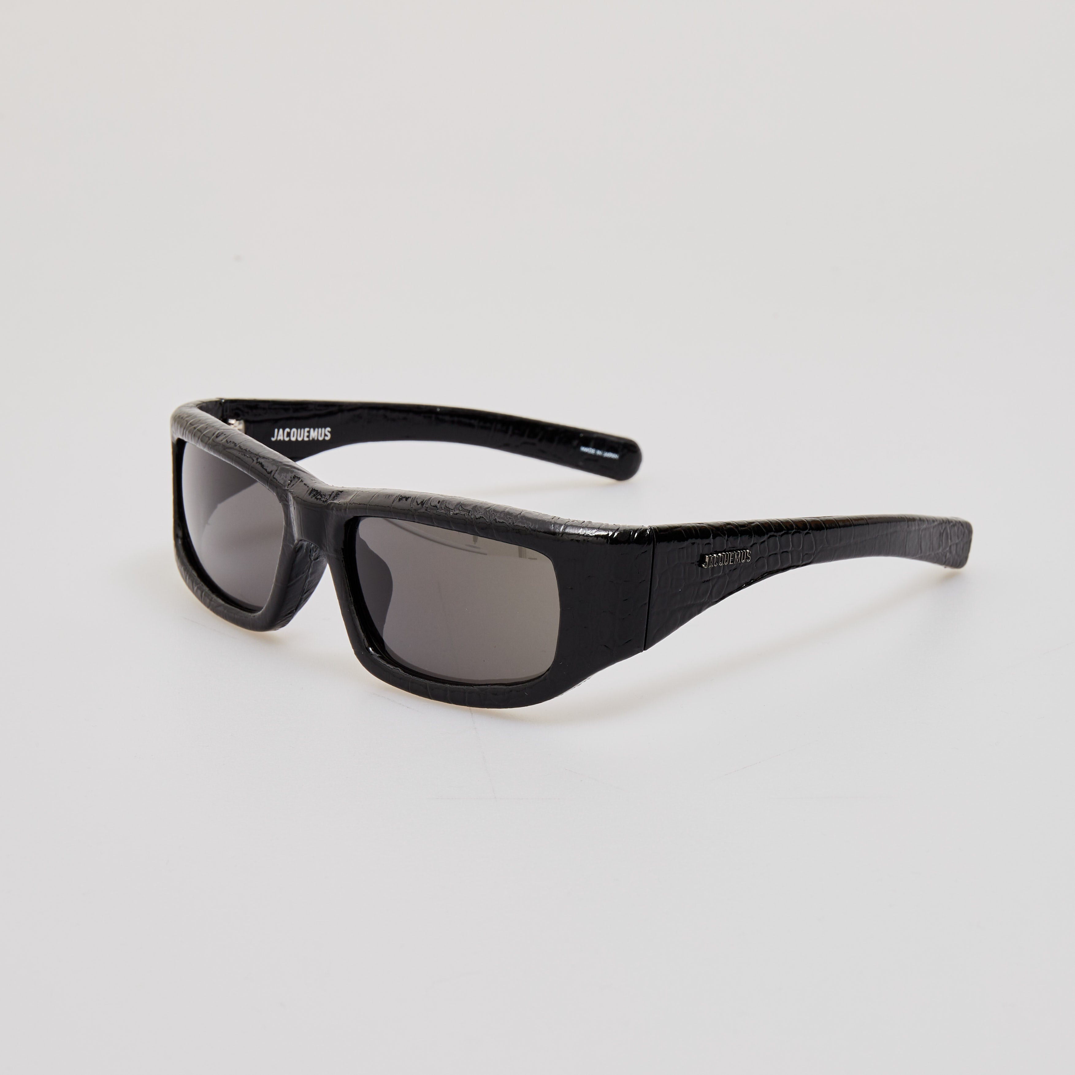 Aero Sunglasses in Black Crocodile - 2