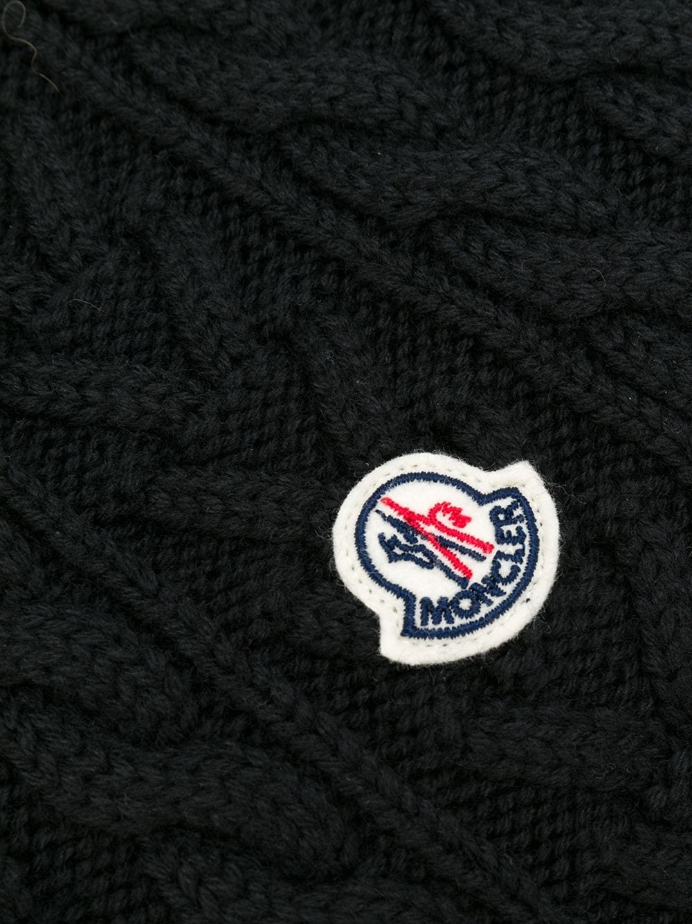 logo patch scarf - 3