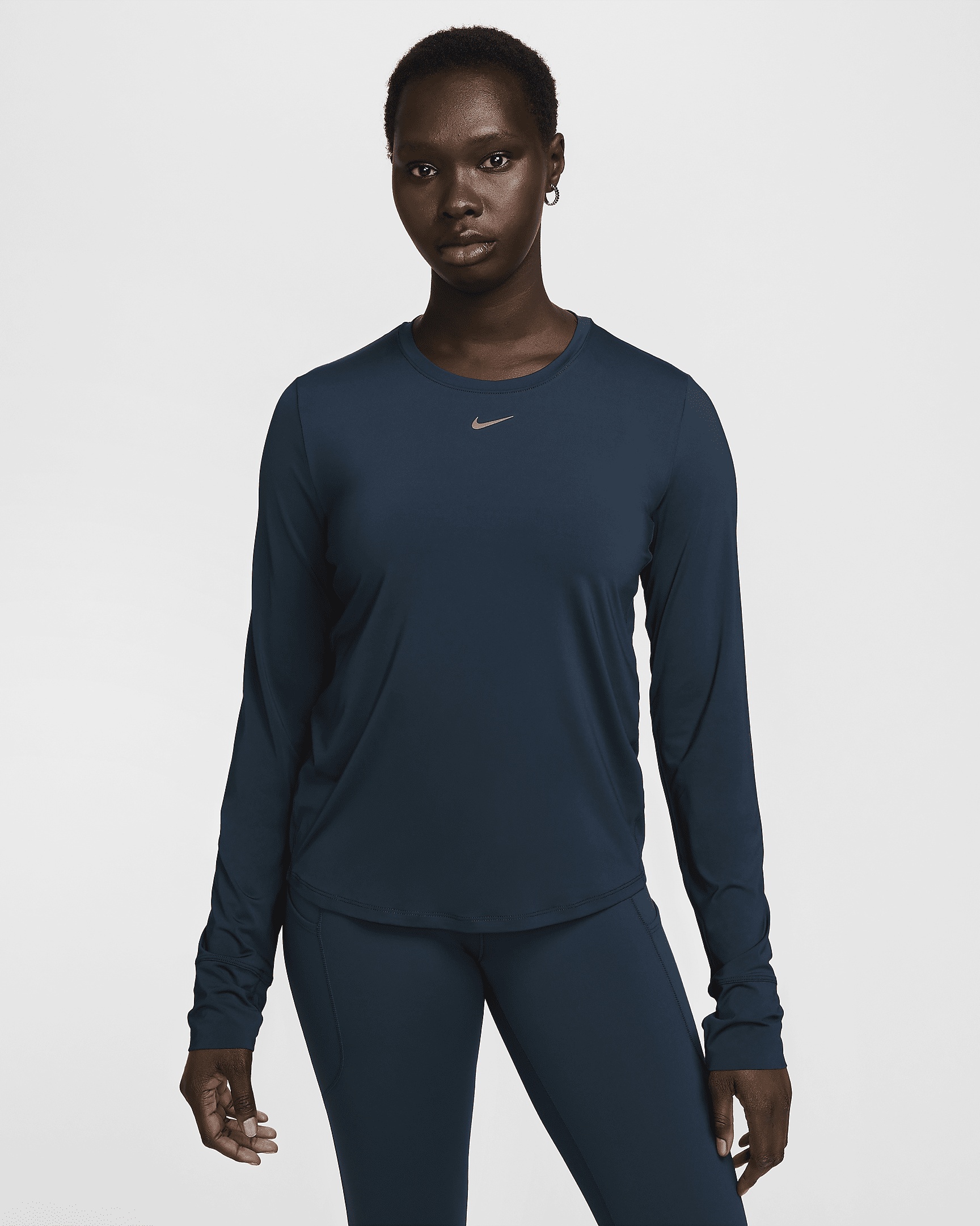 Nike One Classic Women's Dri-FIT Long-Sleeve Top - 1