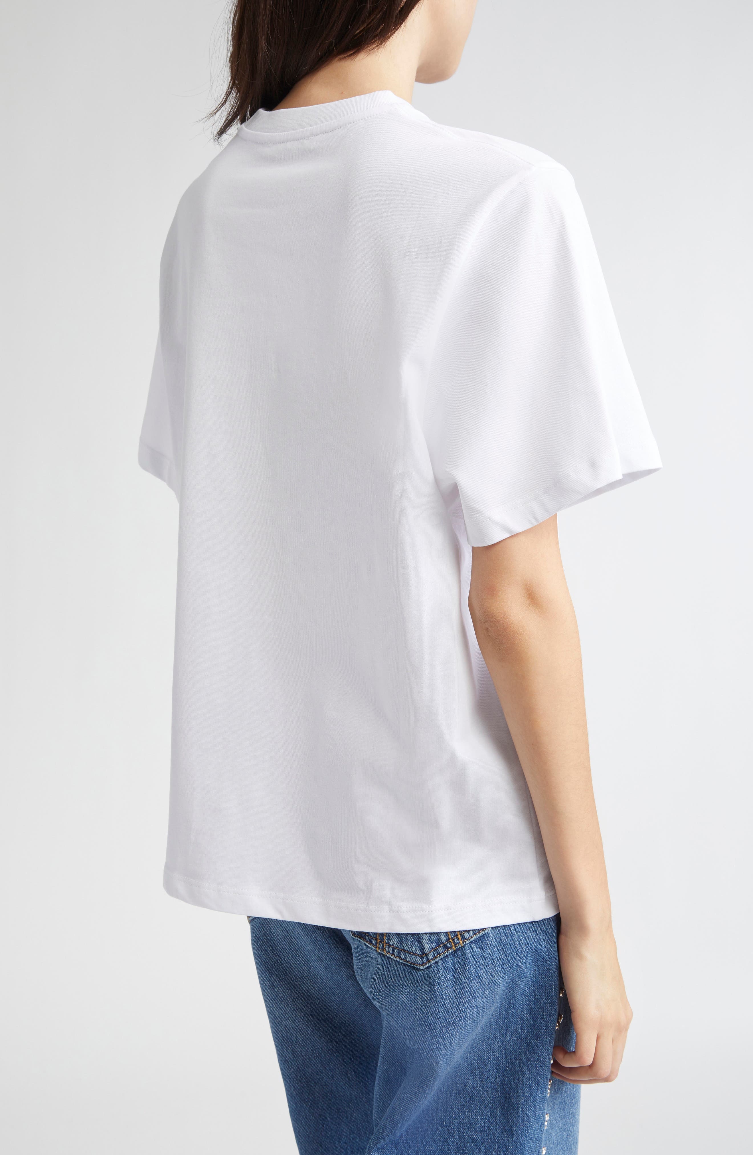 Sandy Liang Chouchou Graphic T-Shirt in White at Nordstrom - 2